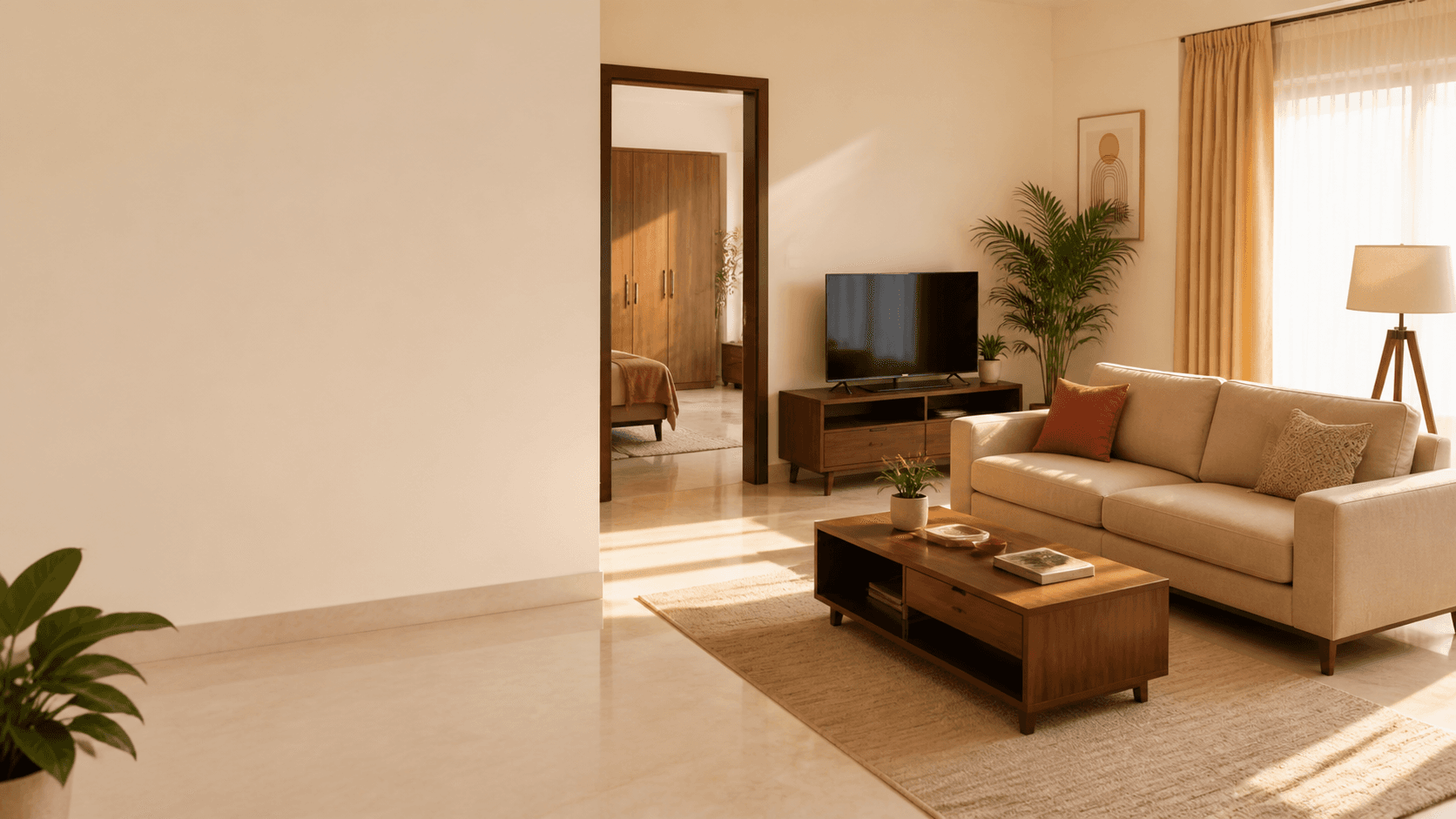 Premium furnished living room available for rent